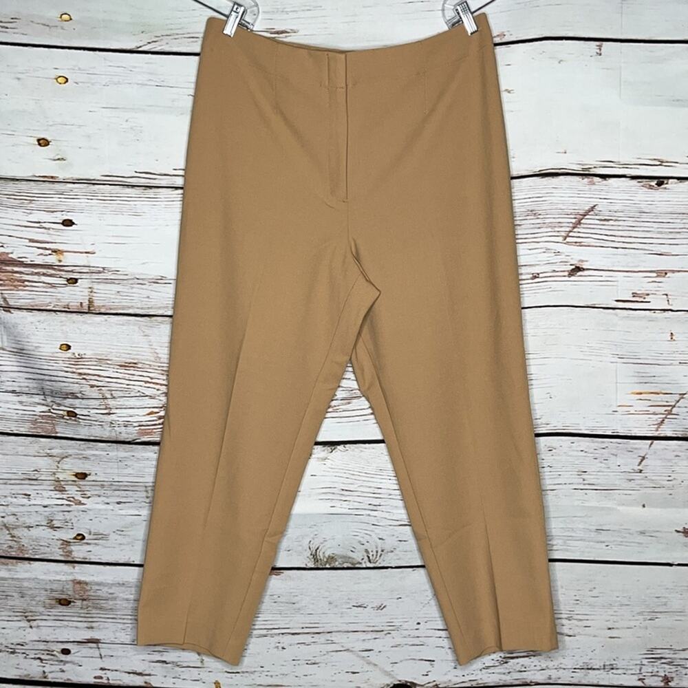 Ann Taylor NWT Size 16 Tan High Rise The Slim Leg Ankle Pants